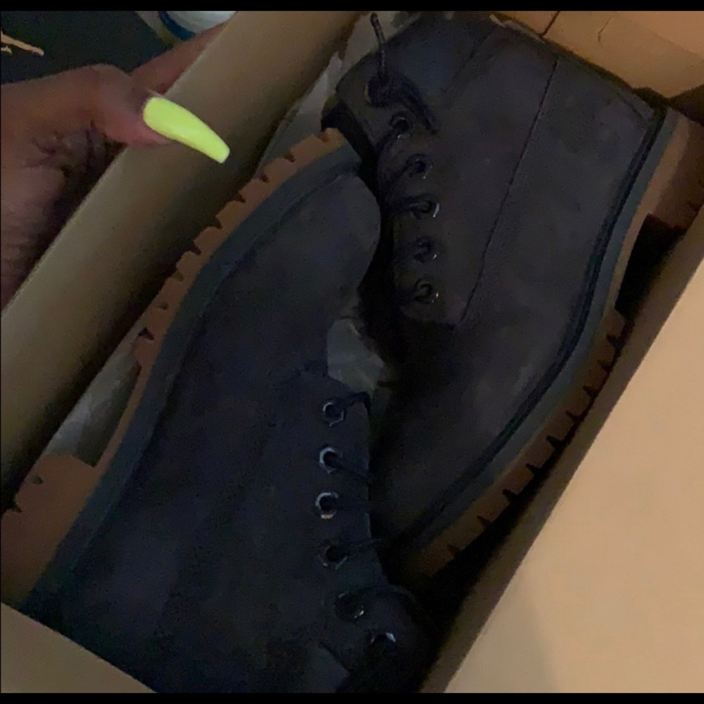 Navy Blue Timberland Boots